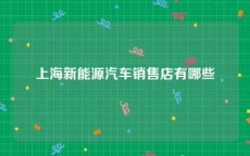 上海新能源汽车销售店有哪些
