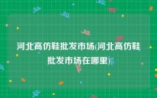 河北高仿鞋批发市场(河北高仿鞋批发市场在哪里)