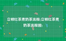 立顿红茶煮奶茶流程(立顿红茶煮奶茶流程图)