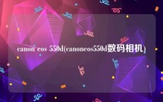 canon eos 550d(canoneos550d数码相机)