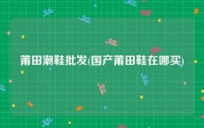 莆田潮鞋批发(国产莆田鞋在哪买)