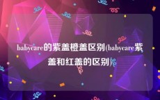 babycare的紫盖橙盖区别(babycare紫盖和红盖的区别)