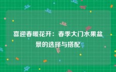 喜迎春暖花开：春季大门水果盆景的选择与搭配