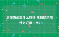 焦糖奶茶加什么好喝(焦糖奶茶加什么好喝一点)