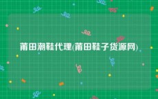 莆田潮鞋代理(莆田鞋子货源网)