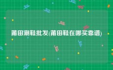 莆田潮鞋批发(莆田鞋在哪买靠谱)