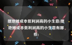 摆地摊成本低利润高的小生意(摆地摊成本低利润高的小生意有哪些)