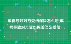 车祸导致对方受伤保险怎么赔(车祸导致对方受伤保险怎么赔偿)