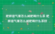 肥胖湿气重怎么减肥喝什么茶 肥胖湿气重怎么减肥喝什么茶好