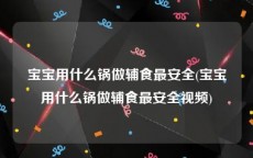 宝宝用什么锅做辅食最安全(宝宝用什么锅做辅食最安全视频)