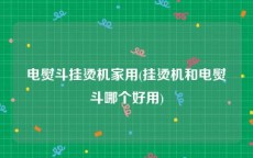 电熨斗挂烫机家用(挂烫机和电熨斗哪个好用)