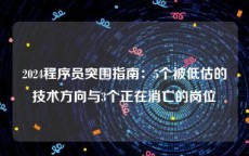 2024程序员突围指南：5个被低估的技术方向与3个正在消亡的岗位