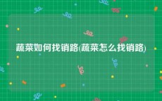 蔬菜如何找销路(蔬菜怎么找销路)