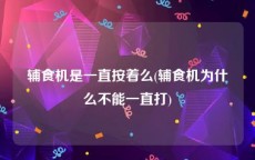 辅食机是一直按着么(辅食机为什么不能一直打)