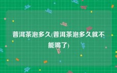 普洱茶泡多久(普洱茶泡多久就不能喝了)