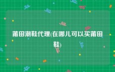 莆田潮鞋代理(在哪儿可以买莆田鞋)