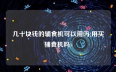 几十块钱的辅食机可以用吗(用买辅食机吗)