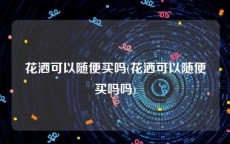 花洒可以随便买吗(花洒可以随便买吗吗)