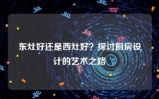 东灶好还是西灶好？探讨厨房设计的艺术之路