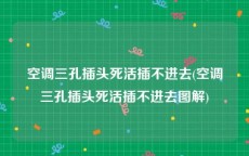 空调三孔插头死活插不进去(空调三孔插头死活插不进去图解)