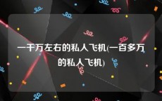 一千万左右的私人飞机(一百多万的私人飞机)