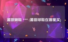 莆田潮鞋 *** (莆田球鞋在哪里买)