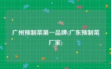 广州预制菜第一品牌(广东预制菜厂家)