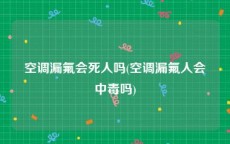 空调漏氟会死人吗(空调漏氟人会中毒吗)