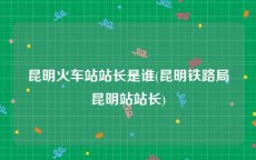 昆明火车站站长是谁(昆明铁路局昆明站站长)