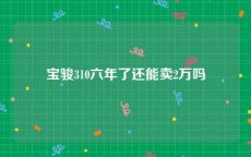 宝骏310六年了还能卖2万吗