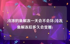 冷冻的鱼解冻一天会不会坏(冷冻鱼解冻后多久会变质)