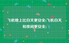 飞机晚上比白天更安全(飞机白天和夜间更安全)