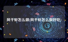 风干虾怎么做(风干虾怎么做好吃)