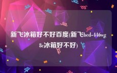 新飞冰箱好不好百度(新飞bcd-446wg8c冰箱好不好)