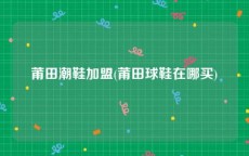 莆田潮鞋加盟(莆田球鞋在哪买)