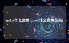turkey什么意思(turkey什么意思英语)
