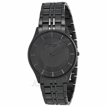 黑 · 轻 · 薄：CITIZEN 西铁城 AR3015-53E 光动能腕表