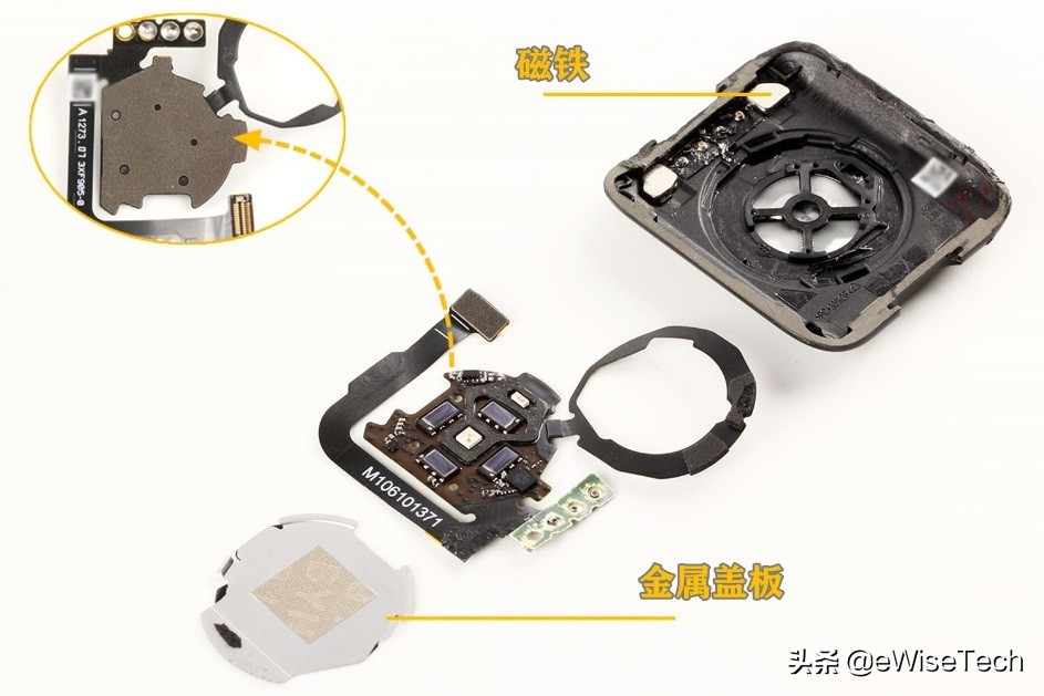 OPPO Watch2拆解:器件不多,细节倒是做得不错