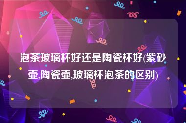 泡茶玻璃杯好还是陶瓷杯好(紫砂壶,陶瓷壶,玻璃杯泡茶的区别)