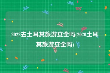 2022去土耳其旅游安全吗(2020土耳其旅游安全吗)